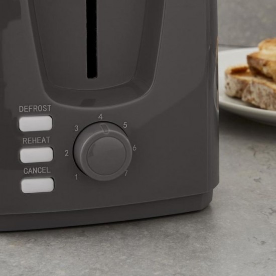 Toasters Tower Presto 750W 2 Slice Brushed Toaster, Stainless